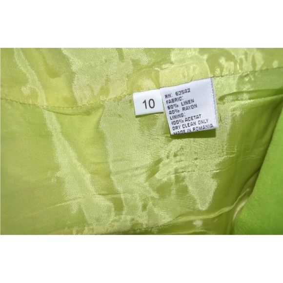 Women gorgeous winter vintage blazer Giorgio Sant Angelo size10 green - Picture 6 of 11